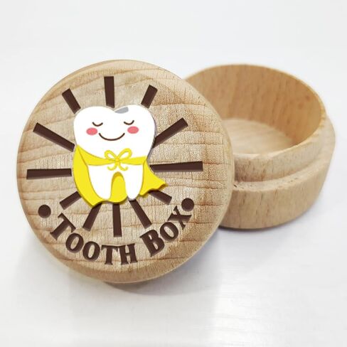 AHANDMAKER First Haircut Keepsake Wooden Baby Girl Hair Box, First Haircut Keepsake, Cute Girl Hair Container Box to Keep the Childhood Memory for Baby Shower Birthday Gift Present in Saudi Arabia
