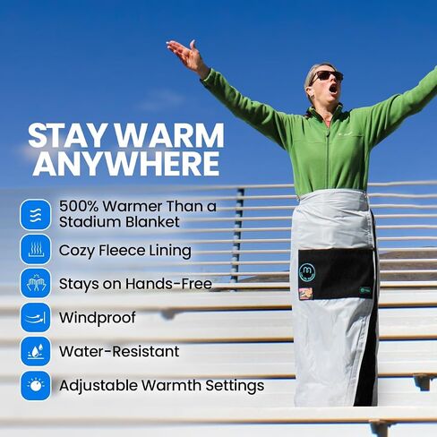 Stadium Blanket, Wearable Sports Blanket for Cold Weather in Saudi Arabia