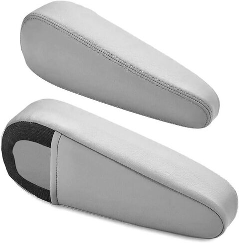 Auto Armrest Cover Fit for Lexus GX470 2003 2004 2005 2006 2007 2008 2009 Microfiber Leather, A Pair of Ivory Beige in Saudi Arabia