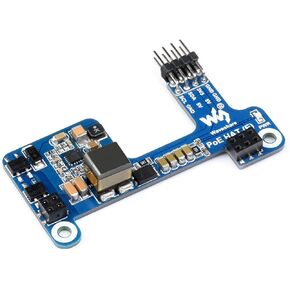 waveshare Power Over Ethernet POE HAT for Raspberry Pi 4B/3B+, IEEE 802.3af-Compliant, Mini POE HAT Support Connecting Cooling Fan, Compatible with The Raspberry Pi Official Case