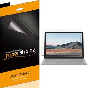 Supershieldz (3 Pack) Designed for Microsoft Surface Book 3 and Surface Book 2 (15 inch) Screen Protector, High Definition Clear Shield (PET)