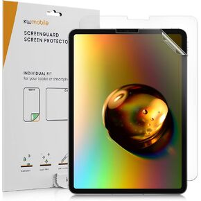 kwmobile Screen Protector Compatible with Apple iPad Air 11" (6. Gen 2024) / iPad Pro 11" - (2022) / (2021) Screen Protector - 2X Anti-Fingerprint Film Shield for Tablet