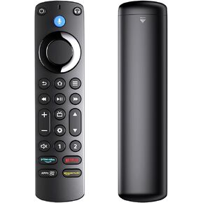 Replacement Voice Remote Pro for AMZ Smart TV Stick/TV Stick 4K/4K Max/AMZ Omni 2/4 Series, Including Remote Finder, Program Customizable Buttons and Dedicated Headphone Function