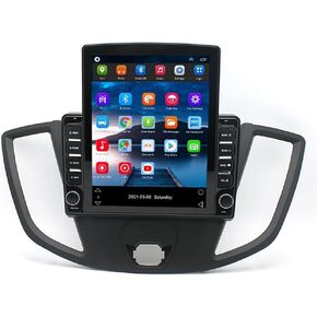 9.7" Android 13.0 2GB RAM 32GB ROM Car Radio Stereo for Ford Transit Custom 2013 2014 2015 2016 2017 2018 2019 Touchscreen Radio with Carplay & Android Auto Support Bluetooth