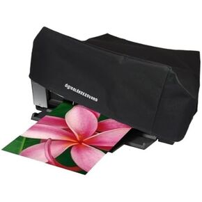 Printer Dust Cover & Protector for Epson SureColor P400 / Stylus Photo R2880/ R2400/ R2000/ 2200/ 1400; Epson Artisan 1430; Epson Workforce 1100 [Antistatic, Water Resistant, Black]