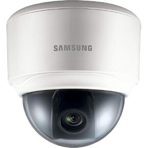 Hanwha Techwin SND-3082P 1/3" 4CIF True Day/Night Network Dome Camera with WDR & SD Card Recording - POE