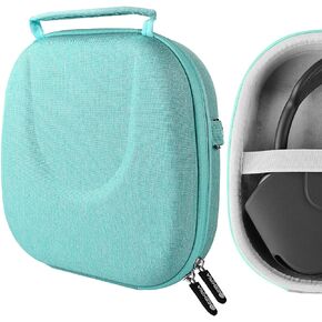 Geekria Shield Headphones Case, Compatible with AirPods Max Headphones Case, Replacement Hard Shell Travel Carrying Bag with Room for Smart Case and Accessories Storage (Dark Grey)
