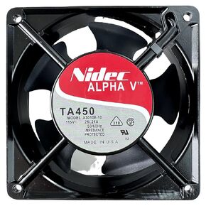 for NIDEC A30108-10 TA450 115V 0.26/0.21A 12038 Cooling Fan,120X120X38mm Cabinet Cooling Fan, 50/60Hz axial Fan A30108-10 BTH Connector