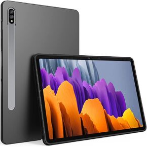 Puxicu Case for Galaxy Tab S7&S8 11 Inch 2020&2022, Slim Design Matte TPU Rubber Soft Skin Silicone Protective Cover for Samsung Galaxy Tab S7 & s8 11" Tablet - Black