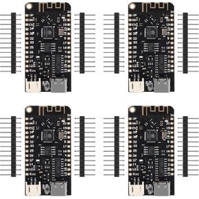 4pcs Type-C ESP32 Lite V1.0.0 WiFi Bluetooth Development Board Antenna ESP32 ESP-32 REV1 CH340G MicroPython 4MB Type-C USB for Arduino