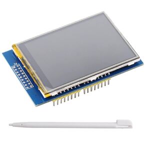 2.8" TFT LCD Display Module 5V/3.3V ILI9341 Resistive Touchscreen 320x240 8-bit Parallel Interface w/SD Card Slot for Arduino U NO Mega-2560