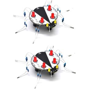 Gikfun Ladybug Electronic Soldering Practice DIY Kits for Child's Gift Adults Kids STEM Practice Science Project GK1021