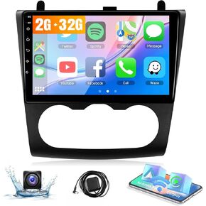 Android Car Radio for Nissan Altima 2008 2009 2010 2011 2012 with Wireless CarPlay Android Auto, Leadfan 9 Inch Touchscreen Car Radio Stereo Android Head Unit, Bluetooth FM EQ WiFi Mirror Link SWC