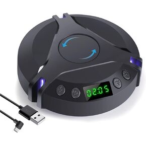 Undetectable Mouse Jiggler by Atopt, Mouse Mover Device Shake Wiggler with ON/Off Switch, LED Display, Breathing Light and Drive Free USB Cable, Moves Mouse Automatically, Keep PC Screen Active, Black