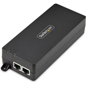 StarTech.com 1-Port 10Gbps PoE++ Injector, 90W, 2.5/5/10G Ethernet/10/100/1000Mbps, PoE++ (802.3af/802.3at/802.3bt)