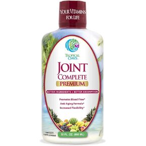 Joint Complete Premium Premium Plus - Liquid Joint Supplement w/Glucosamine, Chondroitin, MSM Plus 800mg Turmeric – 98% Max Absorption – 32oz, 32 serv