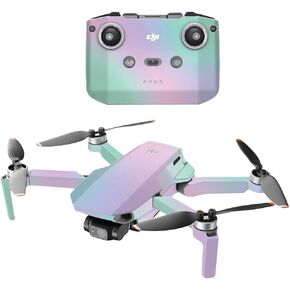 MightySkins Compatible with DJI Mini 2 Portable Drone - Acrylic Blue | Protective, Durable, and Unique Vinyl Decal wrap Cover | Easy to Apply, Remove, and Change Styles | Made in The USA