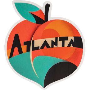 Vagabond Heart Atlanta GA Weatherproof Vinyl Sticker - Atlanta Souvenir Decal - Atlanta Georgia Sticker