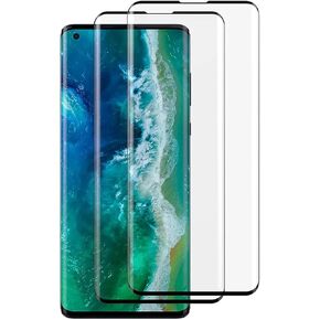 for Motorola Moto Edge 3D Curved Screen Protector, [2 Pcs] 3D Full Coverage HD Clear Anti-Scratch Easy Installation Screen Tempered Glass for Motorola moto edge (2020)
