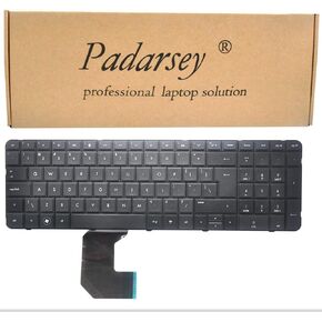 Padarsey New Keyboard Replacement for HP Pavilion G7 G7T R18 G7-1000 G7-1100 G7-1200 G7-1001XX G7-1017CL G7-1019WM G7-1033CL G7-1051XX G7-1070US G7-1073NR G7-1076NR G7-1154NR Series Black US Layout
