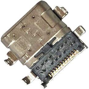 Zahara DC Power Jack Type C USB Charging Port Connector Replacement for Lenovo E480 E485 E580 R480/ for Lenovo E14 (GEN 1 20RA 20RB), E15 (GEN 1 20RD 20RE)