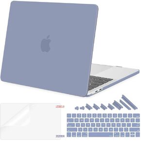 MOSISO Compatible with MacBook Pro 13 inch Case M2 2025, 2024, 2023-2016 A2338 M1 A2251 A2289 A2159 A1989 A1708 A1706, Plastic Hard Shell Case&Keyboard Cover&Screen Protector&Dust Plugs, Camel