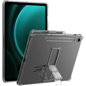 araree Flexield SP Galaxy Tab S9 FE 10.9" Case with 4-Level Adjustable Kickstand, S Pen Holder Thin Lightweight Cover Shockproof Transparent Case Compatible with Galaxy Tab S9 FE 10.9"