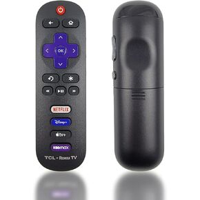 Ceybo OEM 21001-00071 Remote Control for TCL Roku TV Includes Netflix, Disney+, Apple TV & HBOMax Shortcuts 32S327, 32S335, 43S433, 43S435, 50S435, 55S435, 65S435 (Renewed)