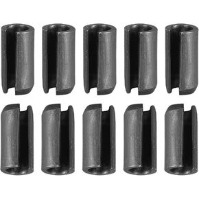 دبوس زنبركي مشقوق مقاس 5 مم × 22 مم - 30 عبوة - جيد لمثبت الماكينة المنزلية - دبوس شد وتد زنبركي 65Mn - أسود in Kuwait