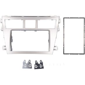 2Din DVD Player Panel Dash Frame Kit Stereo Radio Fascia Frame DVD Navigation Panel Fit for Vios Belta Yaris Sedan