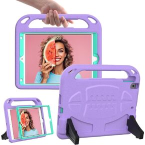 Kids Cases for iPad 10.2inch 9th/ 8th / 7th Generation, iPad Pro 10.5 inch & iPad Air 3, EVA Shockproof Handle Stand Kids Case for iPad 10.2" and 10.5'' (Light Purple)