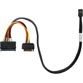 HighPoint 8643-8639-50 Cable - SFF-8643 to U.2 SFF-8639 Connector with 15-pin SATA Power Connector