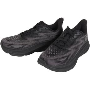 Hoka Women's Clifton 9 Sneaker, Black/Black, 10.5