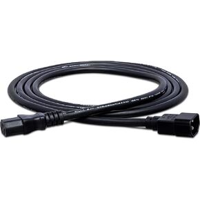 Hosa PWL-401.5 IEC C14 to IEC C13 Power Extension Cord, 1.5 Feet