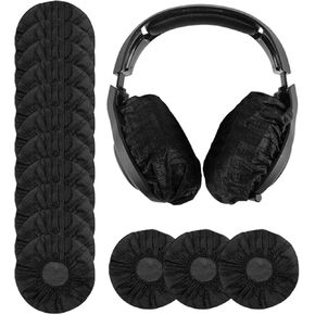 100PCS Headphone Ear Covers Non-Woven Stretch Earpad Covers Headphone Covers for Most On Ear Headphones Headphone Ear Pads Covers (100)