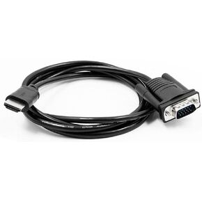 إلى كابل محول HDMI-VGA لجهاز عرض الكمبيوتر - كابل محول رقمي إلى تناظري 1.5 متر إلى موصل VGA