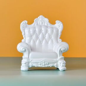 Sofa for BJD GSC Doll Cute Mini Sofa 1/12 Scale of Miniature Sofa Dollhouse Accessories Decoration Doll Kit （White High-Back）