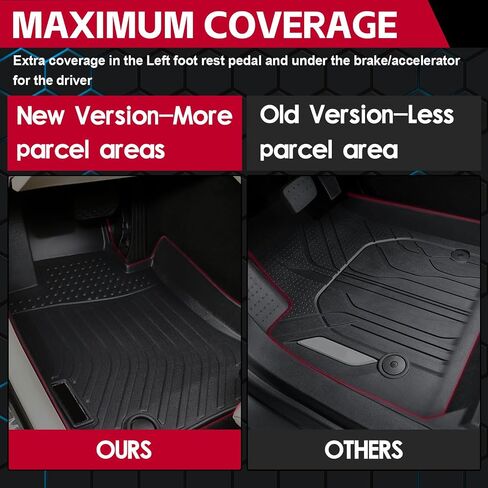 Floor Mats for 2024 Hyundai Kona(No Electric Model) - All Weather Custom Fit for Hyundai Kona Floor Liners with Cargo Liner Accessories in Saudi Arabia