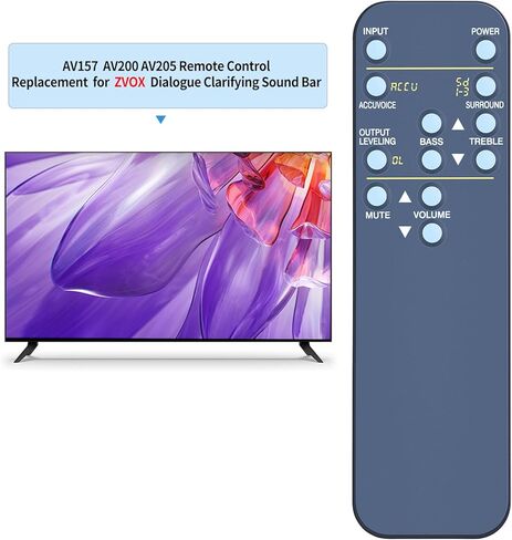 جهاز تحكم عن بعد بديل جديد PZL لمكبر الصوت ZVOX Omni SoundBar AV205 AV157 AV200 in Kuwait
