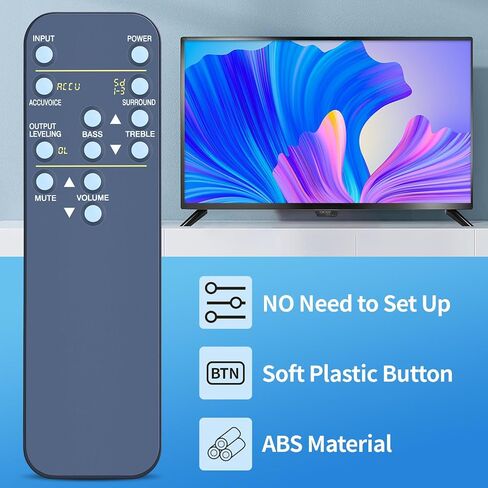 جهاز تحكم عن بعد بديل جديد PZL لمكبر الصوت ZVOX Omni SoundBar AV205 AV157 AV200 in Kuwait