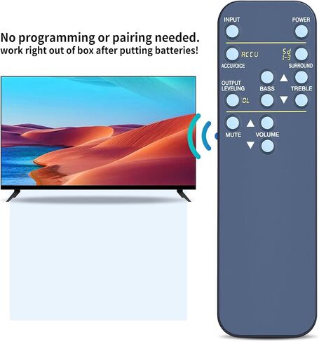 جهاز تحكم عن بعد بديل جديد PZL لمكبر الصوت ZVOX Omni SoundBar AV205 AV157 AV200 in Kuwait