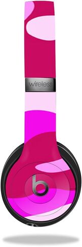 MightySkins Skin Compatible with Beats by Dr. Dre Solo 3 Wireless - Black Camo | Protective, Durable, and Unique Vinyl Decal wrap Cover | Easy to Apply, Remove, and Change Styles | Made in The USA in Saudi Arabia