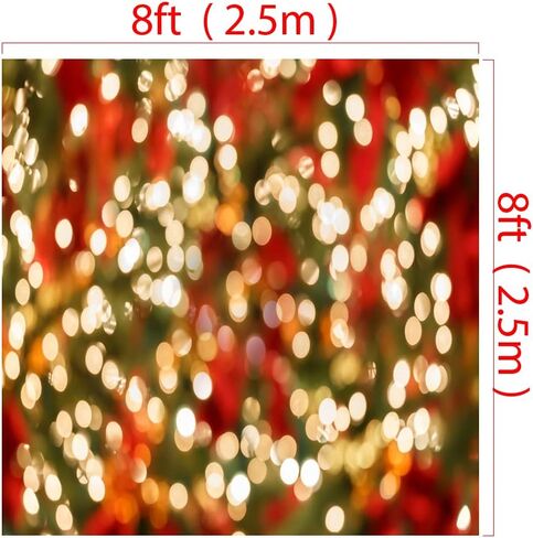 كيت 10×8ft عيد الميلاد خوخه خلفية للتصوير الفوتوغرافي ستوكات البقع الملونة عطلة حزب زينة بريق عيد الميلاد صورة خلفية in Kuwait