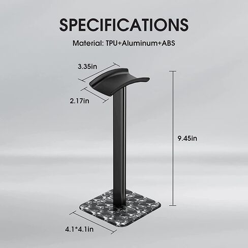 FEIYING Headphone Stand Headset Stand, Headphones Holder, Aluminum Support & Protective Headrest Gaming Headset Holder Hanger Hook Stands Accessories for Desk in Saudi Arabia