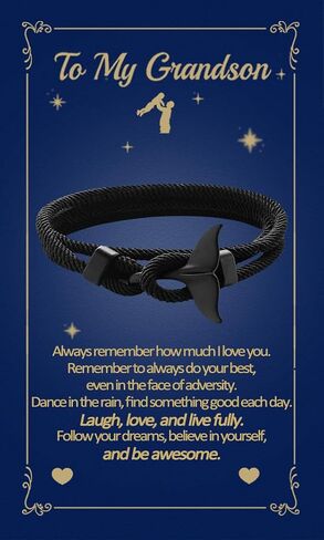 Friezlee To My Boys Bracelet Gifts for Son Grandson Brother Bracelets Birthday Graduation Christmas Gifts for Teen Boys and lovers (To My Son) in Saudi Arabia