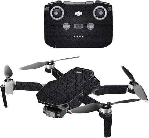 MightySkins متوافقة مع طائرة DJI Mini 2 المحمولة بدون طيار - أزرق أكريليك | غطاء ملتف واقٍ ومتين وفريد ​​من نوعه من الفينيل | سهل التطبيق والإزالة وتغيير الأنماط | صنع في الولايات المتحدة الأمريكية in Saudi Arabia
