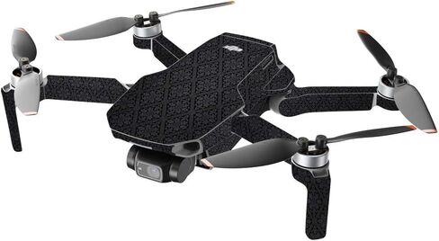 MightySkins متوافقة مع طائرة DJI Mini 2 المحمولة بدون طيار - أزرق أكريليك | غطاء ملتف واقٍ ومتين وفريد ​​من نوعه من الفينيل | سهل التطبيق والإزالة وتغيير الأنماط | صنع في الولايات المتحدة الأمريكية in Saudi Arabia