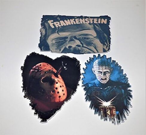 Horror Movie Villains Die Cut Vinyl Stickers Decals SET OF 10 Laptop Skateboard Car Refrig Notebook in Saudi Arabia