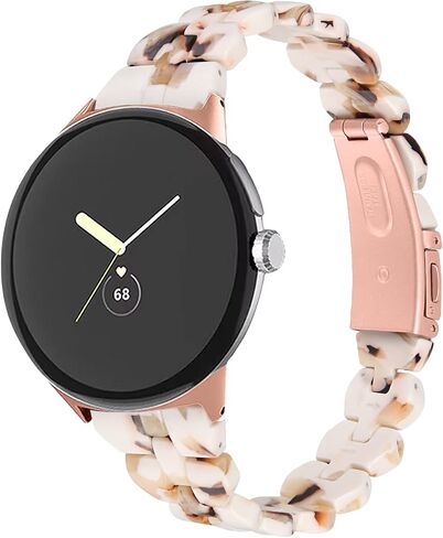 Chofit Compatible with Google Pixel watch 3 41MM/Pixel watch 2/Pixel Watch Bands Women, Stylish Resin Watch Bracelet Replacement Bands for Adjustable Wristband in Saudi Arabia