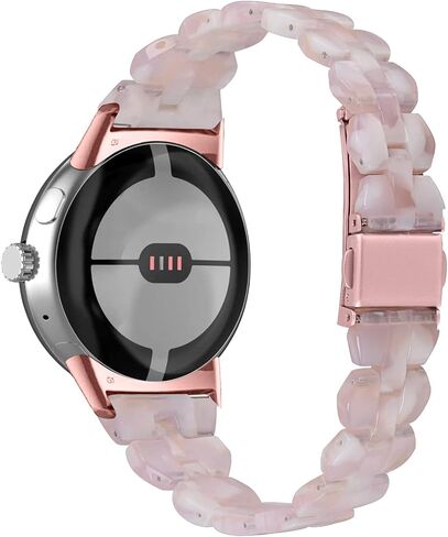 Chofit Compatible with Google Pixel watch 3 41MM/Pixel watch 2/Pixel Watch Bands Women, Stylish Resin Watch Bracelet Replacement Bands for Adjustable Wristband in Saudi Arabia